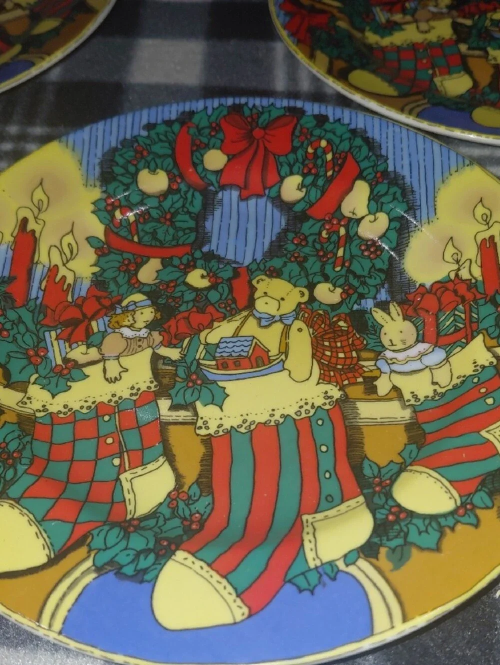 Trisa Christmas Memories Salad Dessert Plate Set Of 4